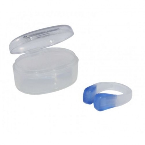 PRESILHA NASAL HAMMERHEAD NOSE CLIP - TRANSPARENTE / AZUL